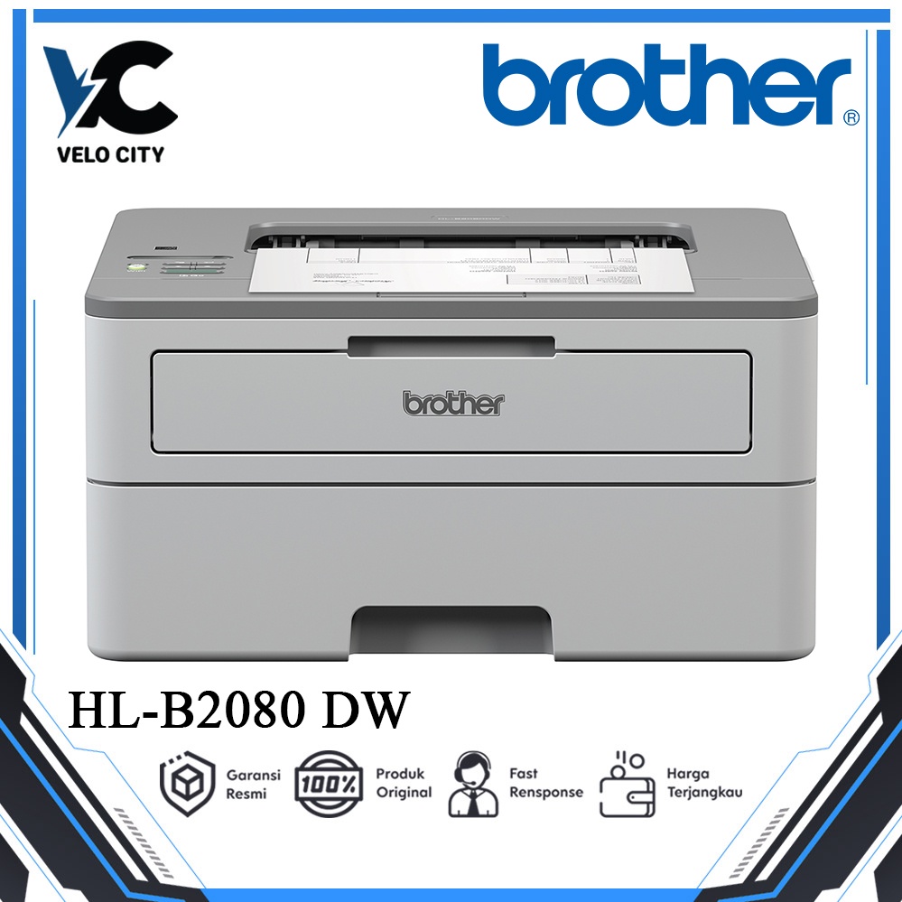 Brother Printer Mono Laser HL-B2080DW HL B2080 DW - Garansi Resmi