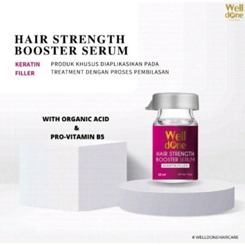 WELLDONE SERUM BOOSTER FILLER KERATIN 10ML