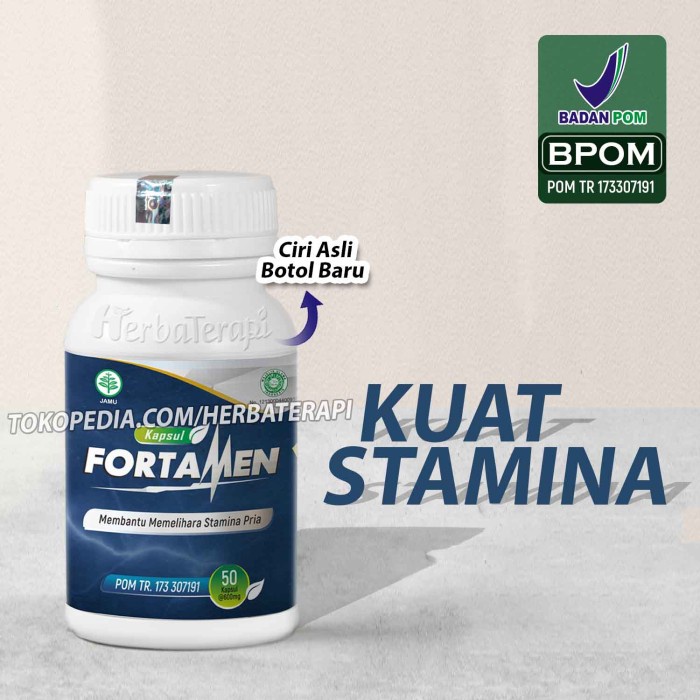 Fortamen obat kuat pria tahan lama herbal
