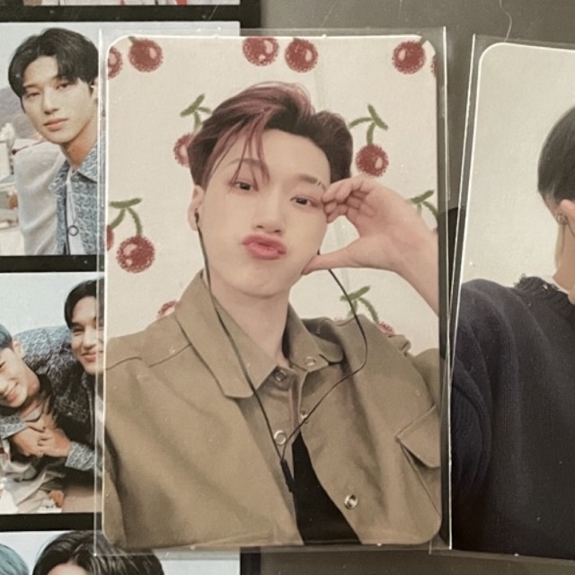 (BOOKED) ateez san pc photocard hottracks cherry