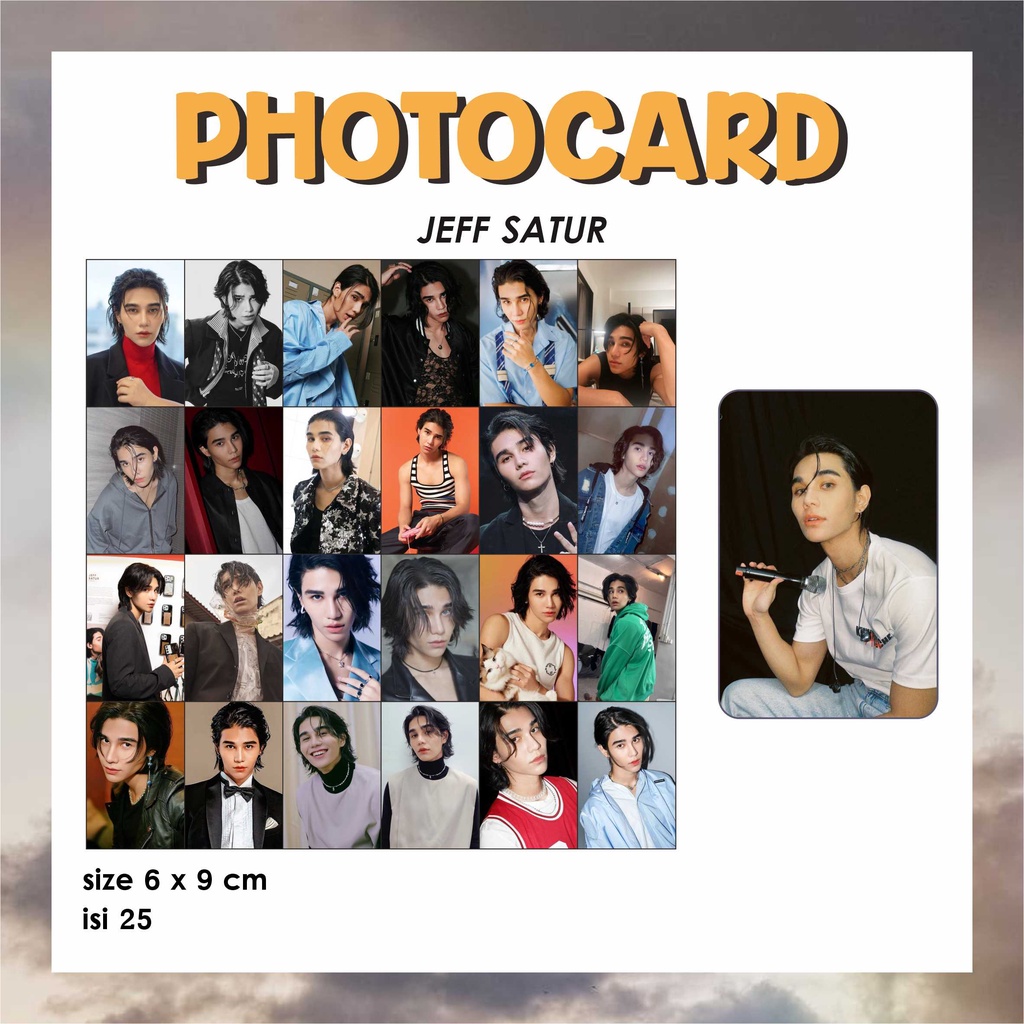 PHOTOCARD THAI KINNPORSCHE ( JEFF SATUR, BARCODE TINNASIT, BAS ASAVAPATR ) KODE PC69