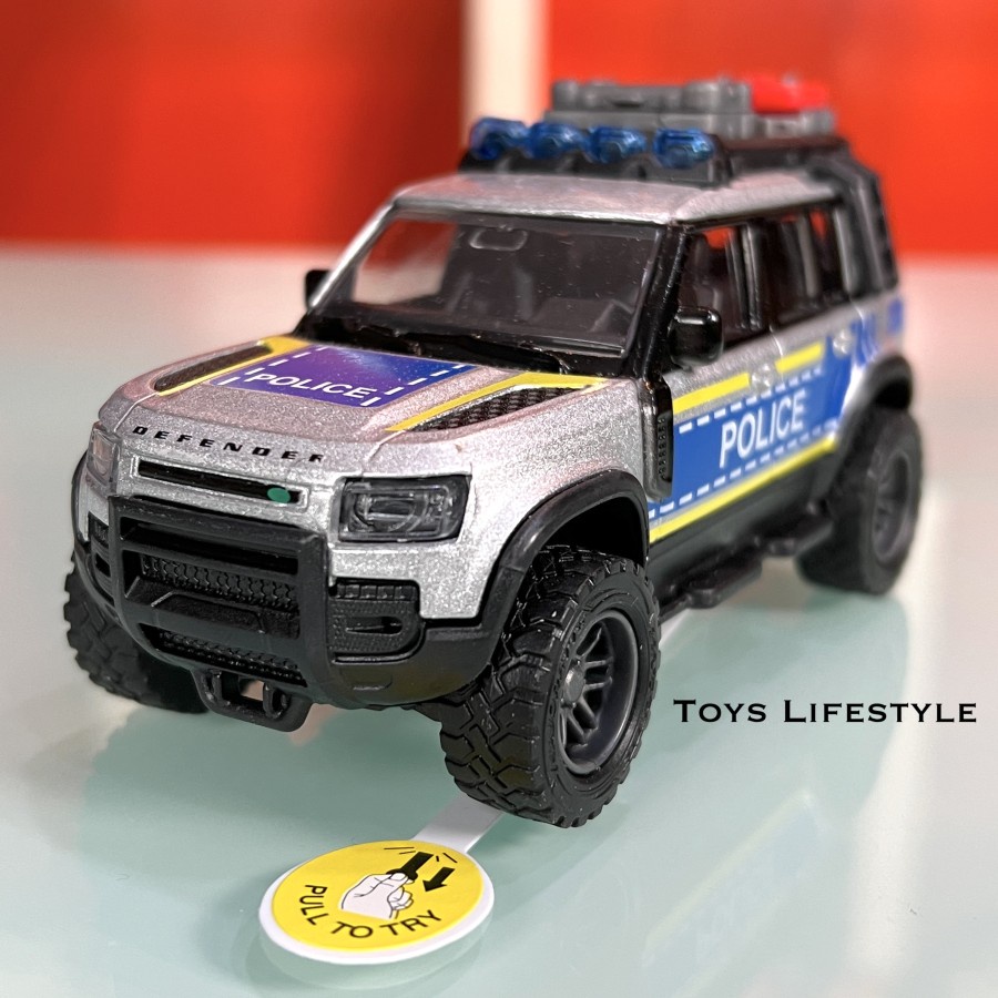 Mobil Majorette Diecast Land Rover Police (BUNYI NYALA)