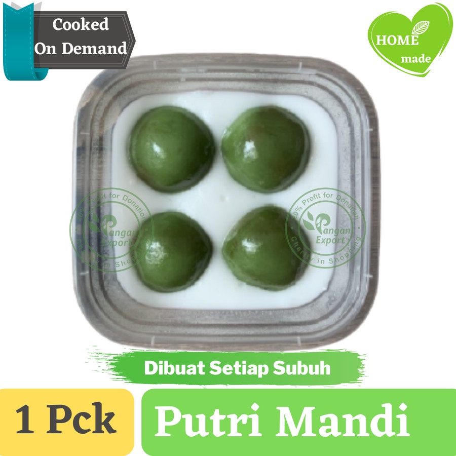 Manis dan Lembut! Kue Putri Mandi Kenyal Isi Unti Kelapa, Ide Jualan Takjil Kekinian