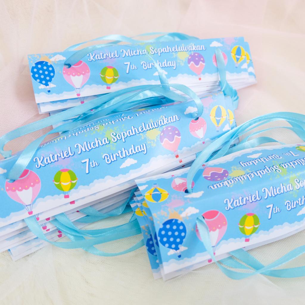 

Balon Udara / Air Ballon Kemasan Goodie Bag / Hampers / Bingkisan Ultah / Kantong Snack / Alat Tulis