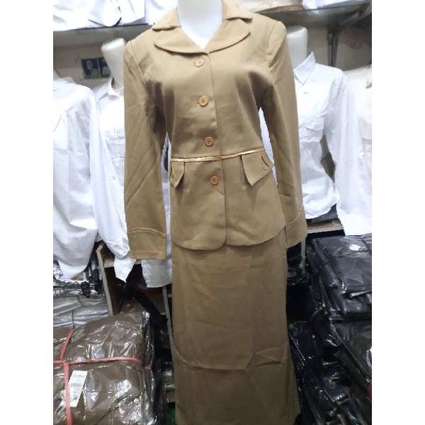 Baju Kerja Pns Warna Cerah Merek Chandra/Blezer/ Dinas Pns/ Baju Wanita/ Baju Pdh/ Stelan Kantor/Baj