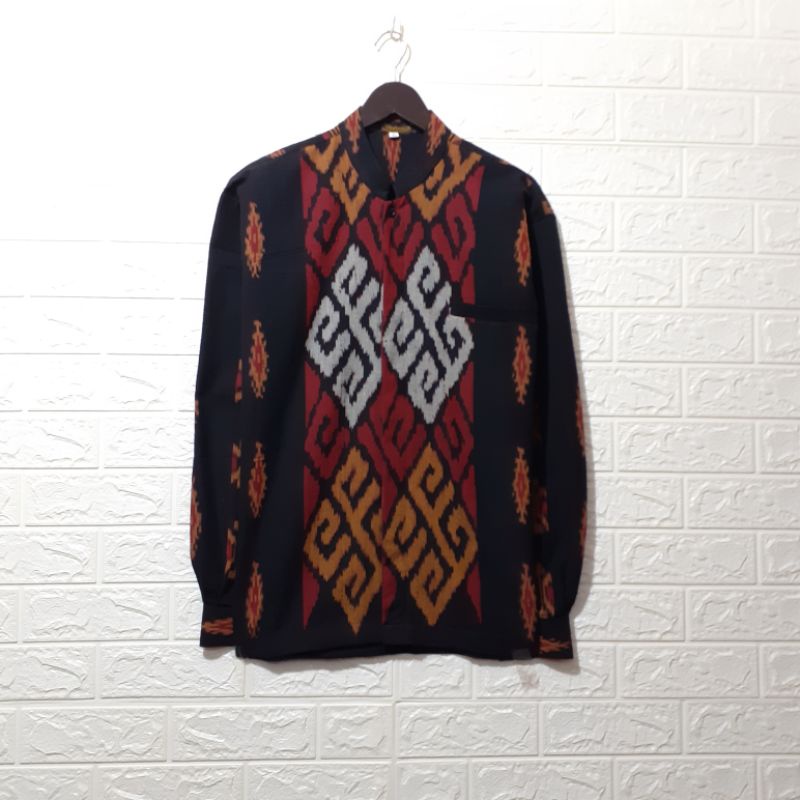 kemeja tenun jepara baju tenun jepara kemeha cowok kemeja formal KT6