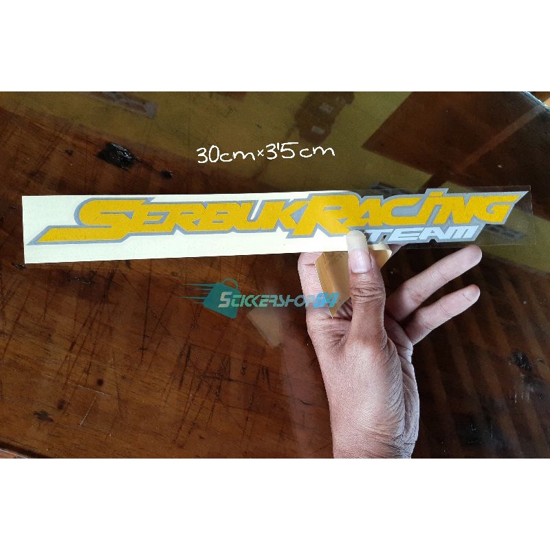 stiker mobil SRT serbuk racing team