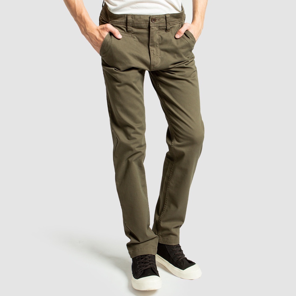 CELANA PANJANG CHINO MGEE FORZA C005 - DARK OLIVE