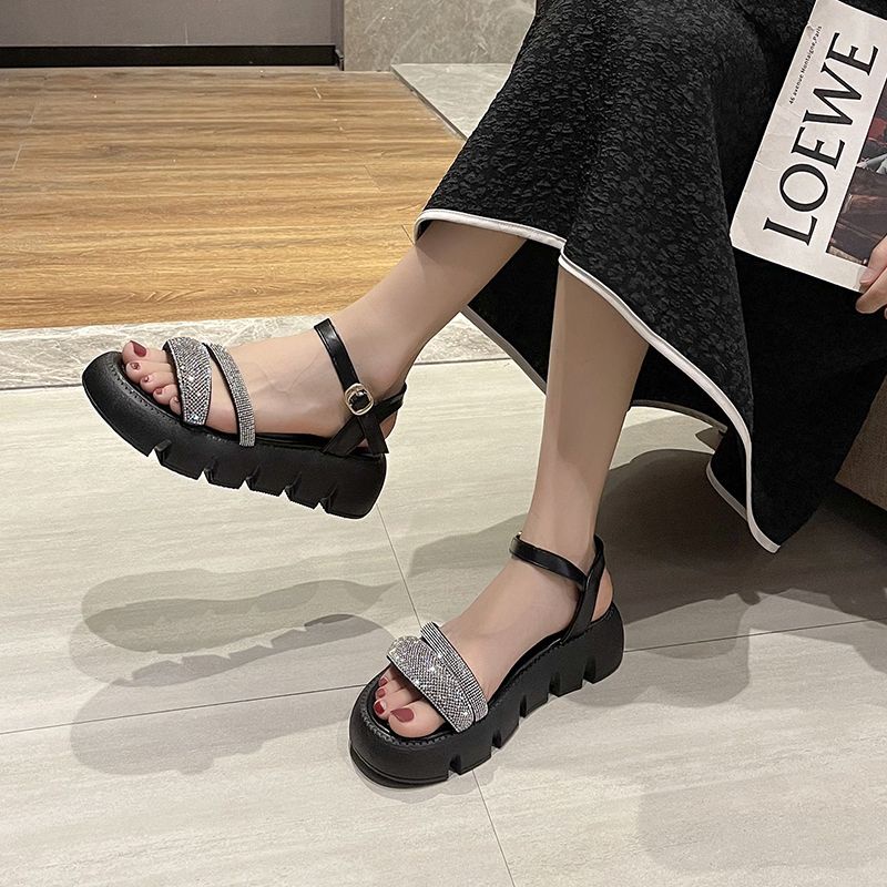 SN8246 - Sandal Wedges Tali Fashion Wanita