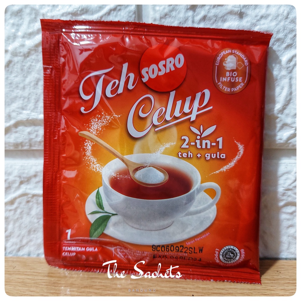 

Sosro Teh Celup 2in1 Teh + Gula Sachet