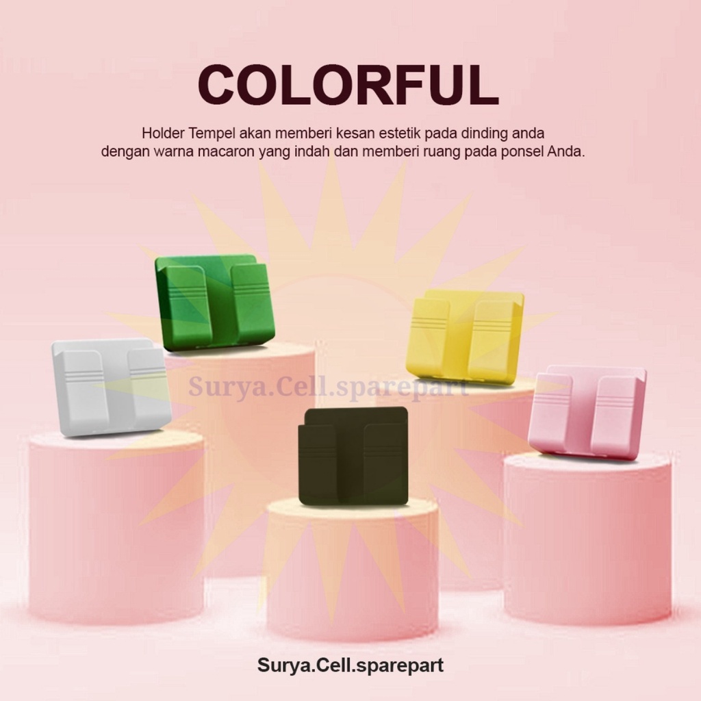 GRATIS ONGKIR HOLDER TEMPEL DINDING - HOLDER TEMPAT CAS HP REMOT TV AC holder hp motor holder hp mob