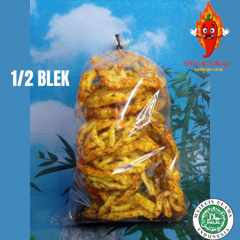

KERUPUK MIE | KERUPUK OJAY | SEBRING | SEBLAK KERUPUK KERING | KERUPUK KUNING | PECINTA PEDAS 1/2 BLEK
