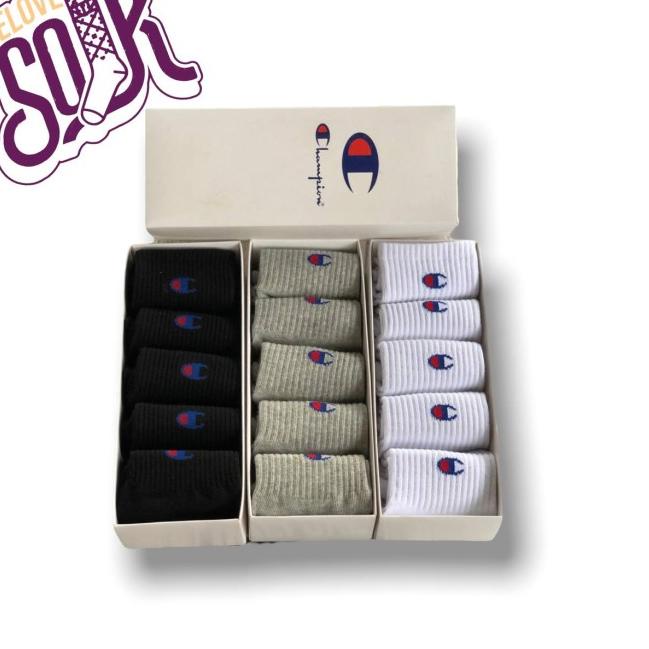 Champion Socks / Kaos Kaki Champion Original - Putih