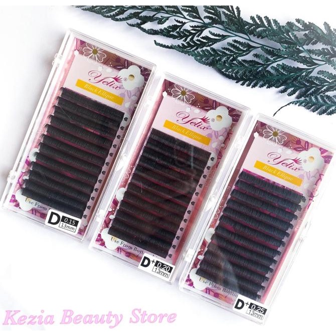 Yelix Black Ellipse Eyelash Extension