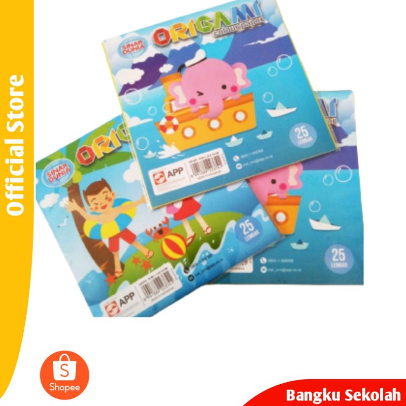 

Kertas Lipat Origami 14 x 14 SIDU 25 Lembar