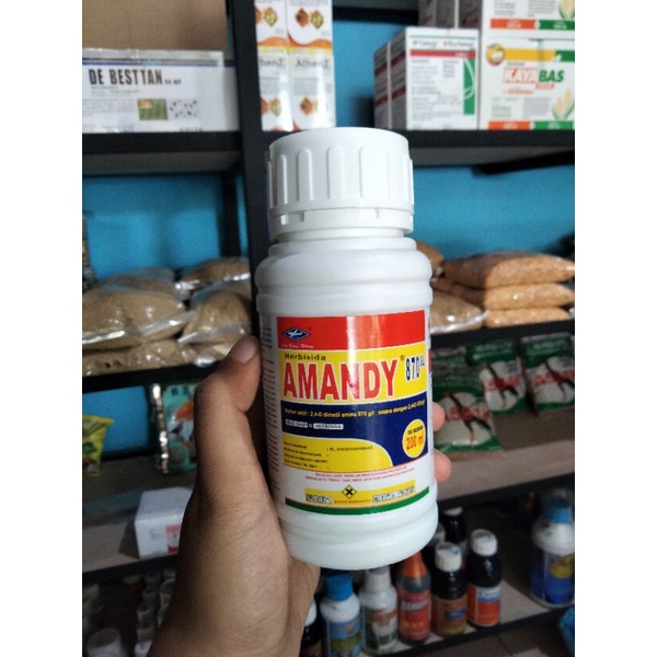 AMANDY HERBISIDA 870 SL 200 ML PEMBASMI GULMA PADI