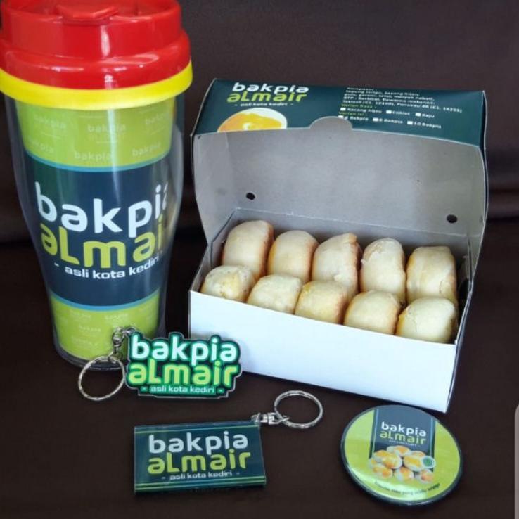 

ク (Free Dus+Buble) Bakpia Almair Oleh - Oleh Khas Kediri isi 10 Pcs ぜ