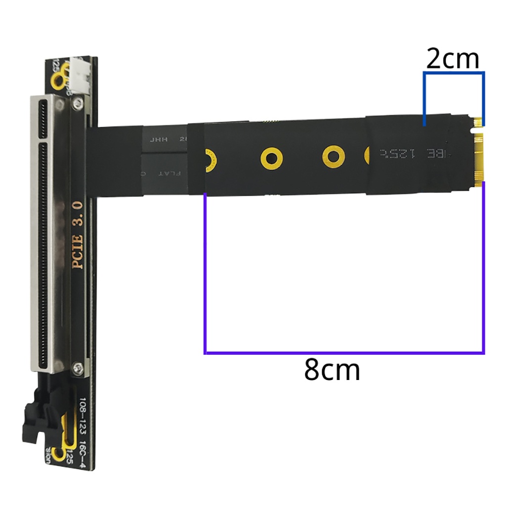 Pci-e 4.0 4x4 Ke M.2 4-Bays Expansion Card Dengan Kabel Adapter M.2 Ke PCIe X16 Untuk M.2 NVMe 2242 2260 2280 SSD Gen 4