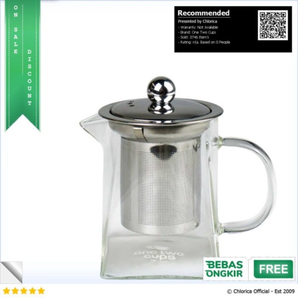 

Dijual One Two Cups Teko Pitcher Teh Chinese Teapot Maker Glass - TP-761 - 350ml Transpara One Two Cups Murah