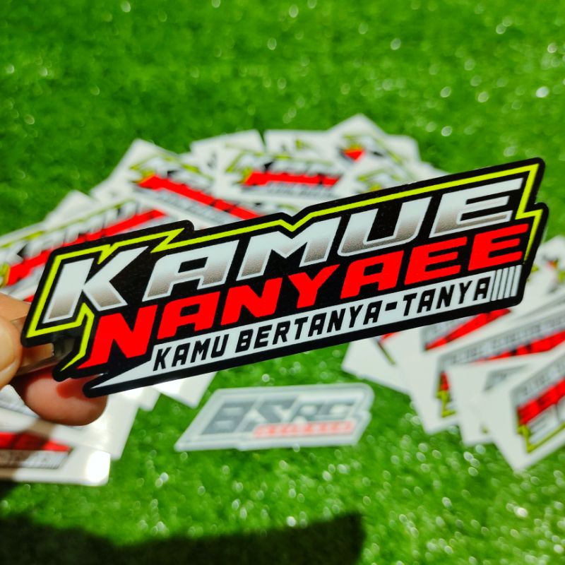 Jual sticker kamu nanya / kamue nanyaee | Shopee Indonesia