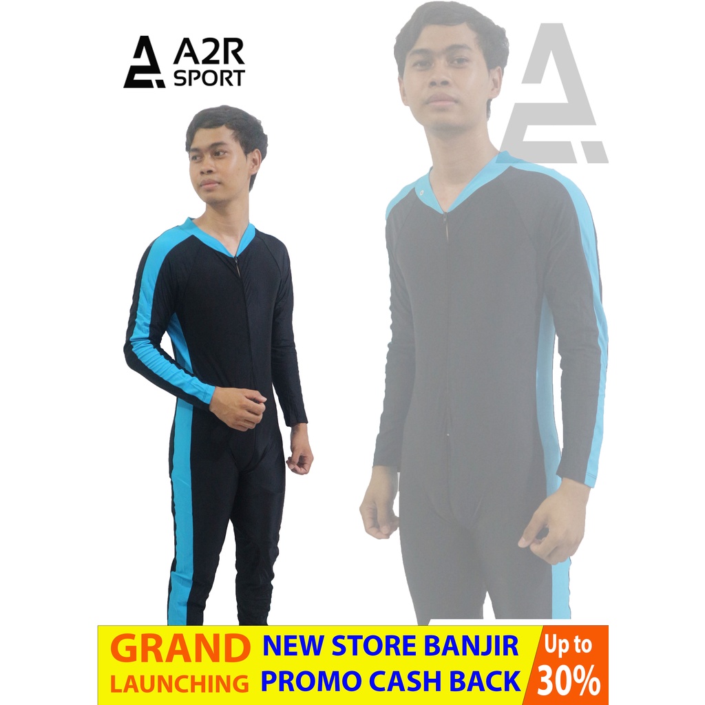 Baju Renang Dewasa Model Diving Lengan Panjang Unisex