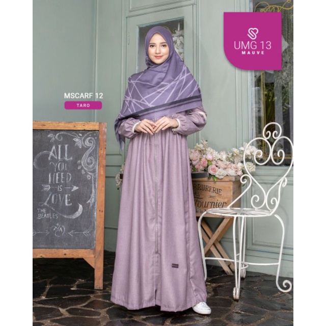 UKHTI MUNIRA UMG13 Gamis Wanita Terbaru 2022 Bahan Katun Madinah Baju Dress Muslim Dewasa Busui Frie