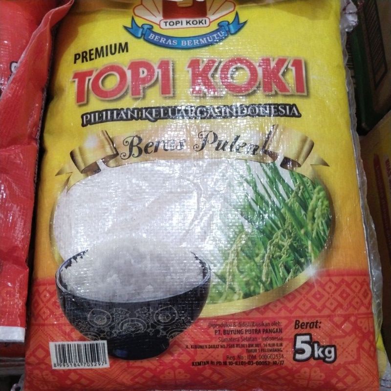 beras topi koki 5kg