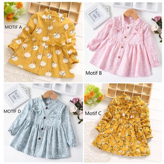 Dress Bayi Perempuan / Pakaian Bayi Perempuan / Baju Bayi Perempuan