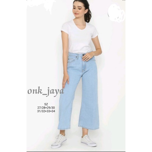 Kulot Jeans  murah/Haighwes  Celana Wanita jumbo