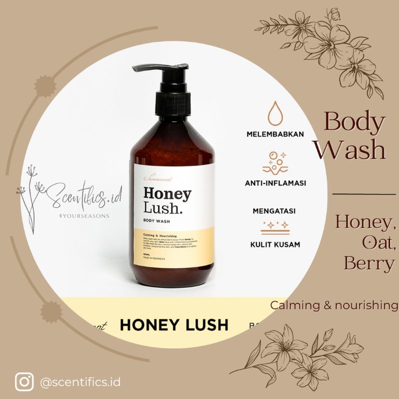 Jual SUMMERSCENT Honey Lush Body Wash 300ml Shopee Indonesia
