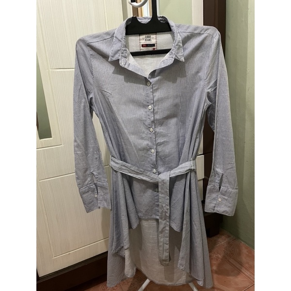 LOGO JEANS - Dress Tunik wanita logo jeans Size S