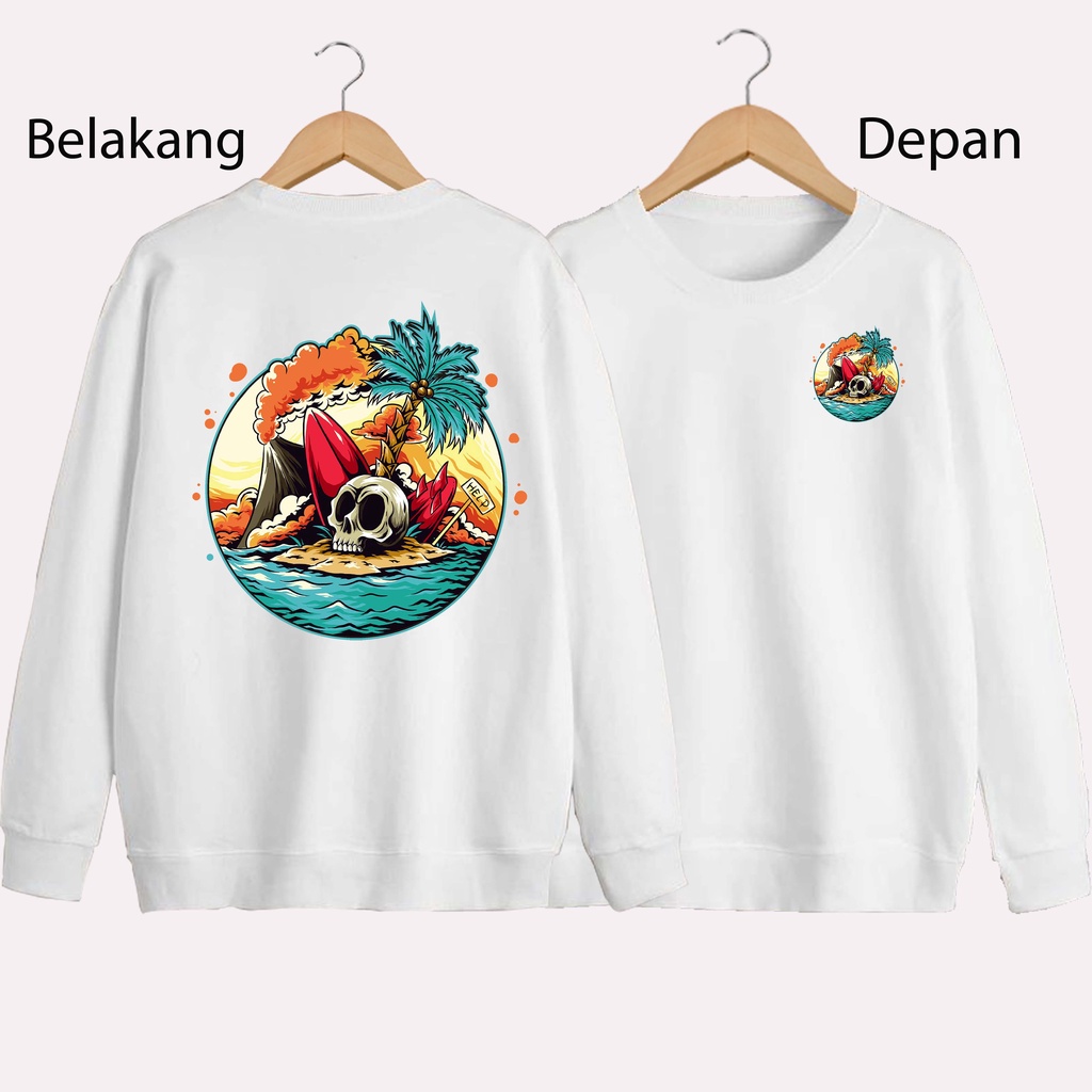 SWEATER UNISEX DB HELP PRIA DAN WANITA  SWEATER JUMBO