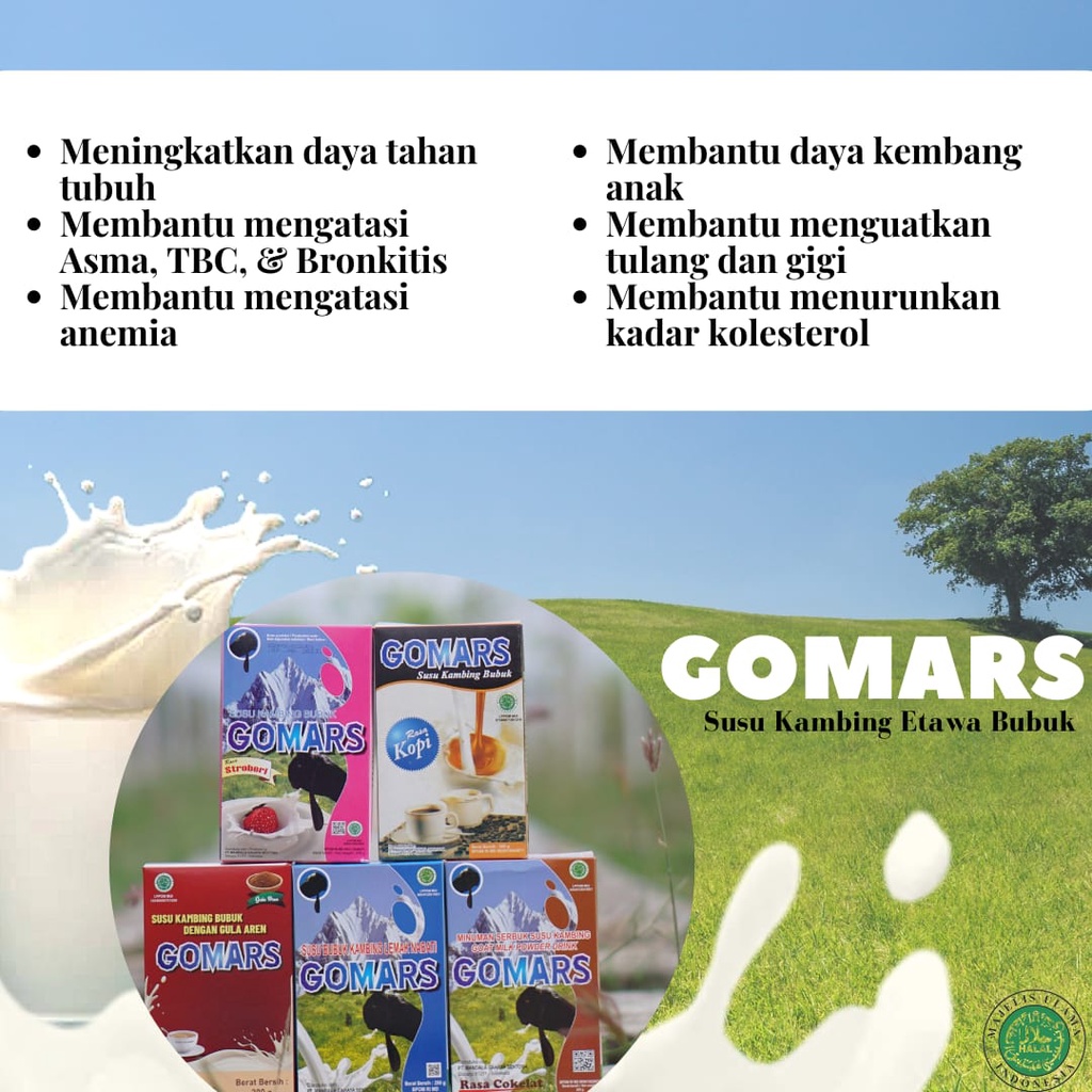 Susu Kambing Etawa Bubuk GOMARS