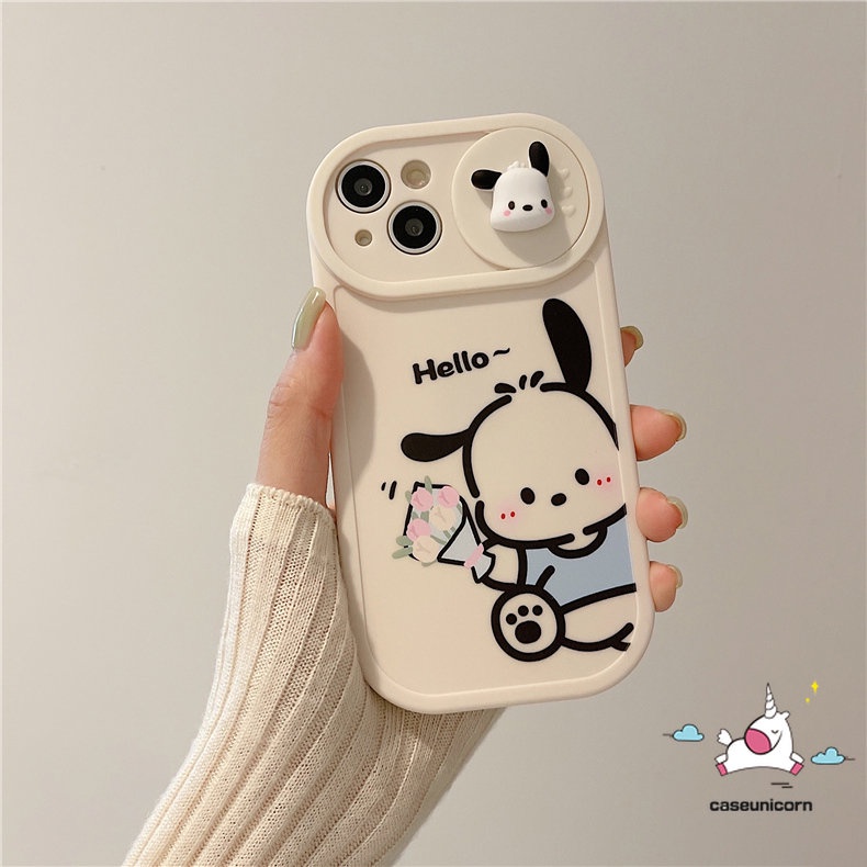 Soft Case TPU Motif Kartun Boneka 3D Untuk IPhone 11 13 12 Pro Max XR 7 8 Plus X XS Max 11 Pro Max