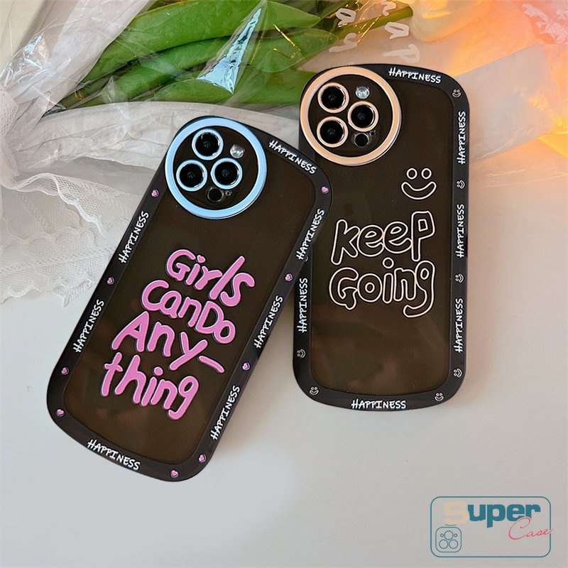 Ins Fashion Label Huruf Soft Case OPPO A17 A17K A77s A15 A16 A57 A7 A5s A12 A54 A96 A55 A74 A3s A16K A95 A16E A31 A1K A12E A53 A33 A16s A5 A9 2020 Reno 6z 5z 8 5 6 7 Sepatu Sneakers Wanita Import Import Import 4F A76 A36