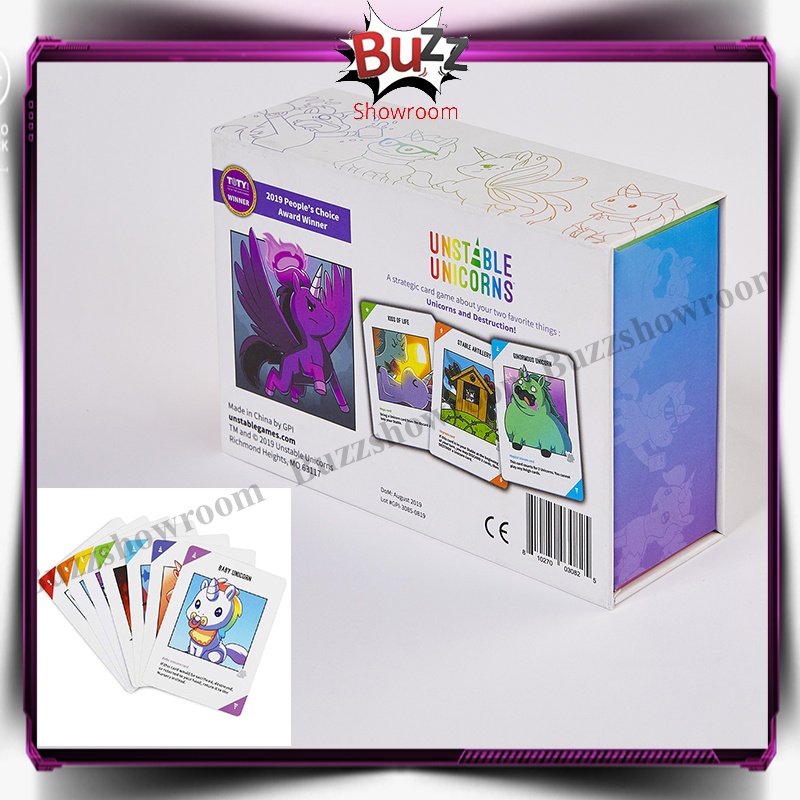 Unstable Unicorn 2nd Edition Board Card Game Unicorns Games