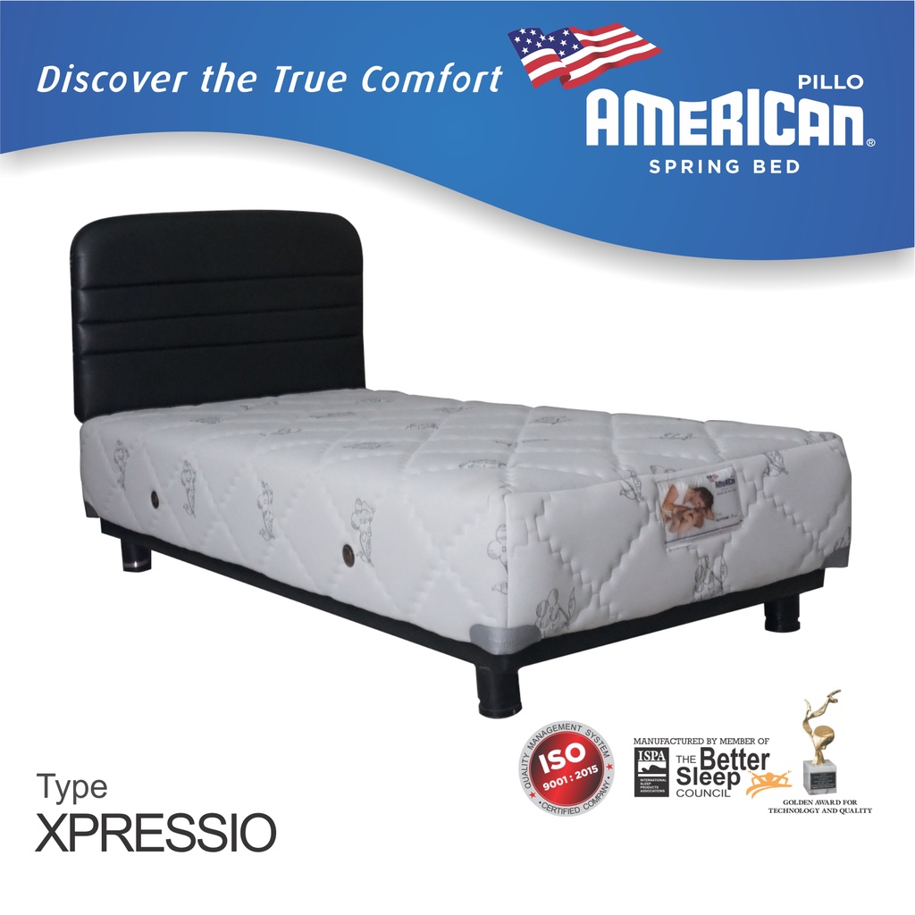 Springbed American Type Pillo Xpressio - ORIGINAL PABRIK