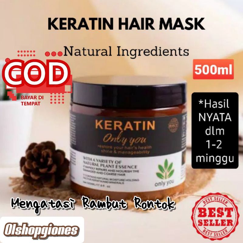 HAIR SPA Smooth KERATIN Masker Rambut mask Original promo terlaris sangat rusak &amp; rontok