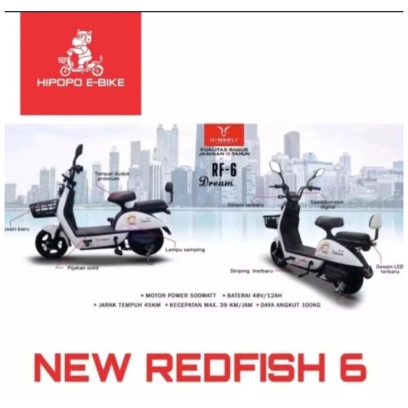 sepeda motor listrik RF6 Uwinfly