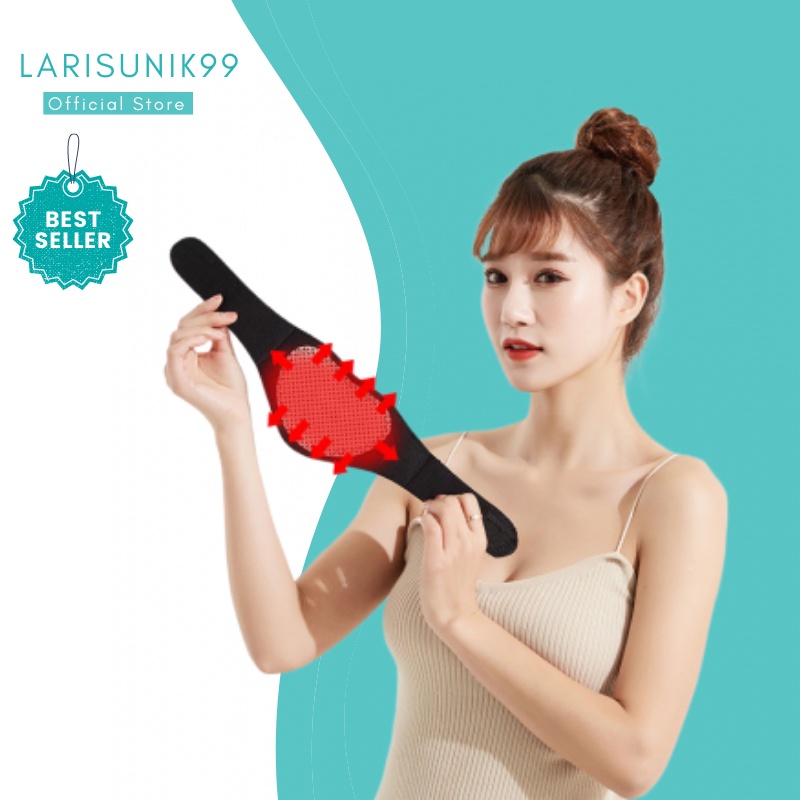 Sabuk Leher Magnetic Alat Terapi Koyo Leher Melancarkan Peredaran Darah Sabuk Terapi