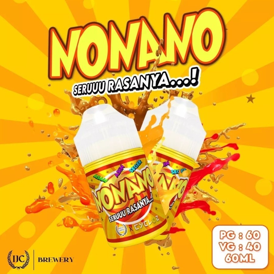 LIQUID 60ML NONANO MANIS ASAM ASIN RAME RASANYA