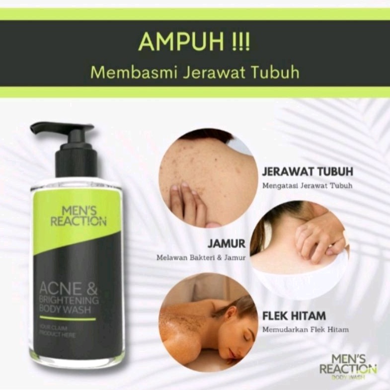 SALE❗MEN'S REACTION BODY WASH ACNE &amp; BRIGHTENING