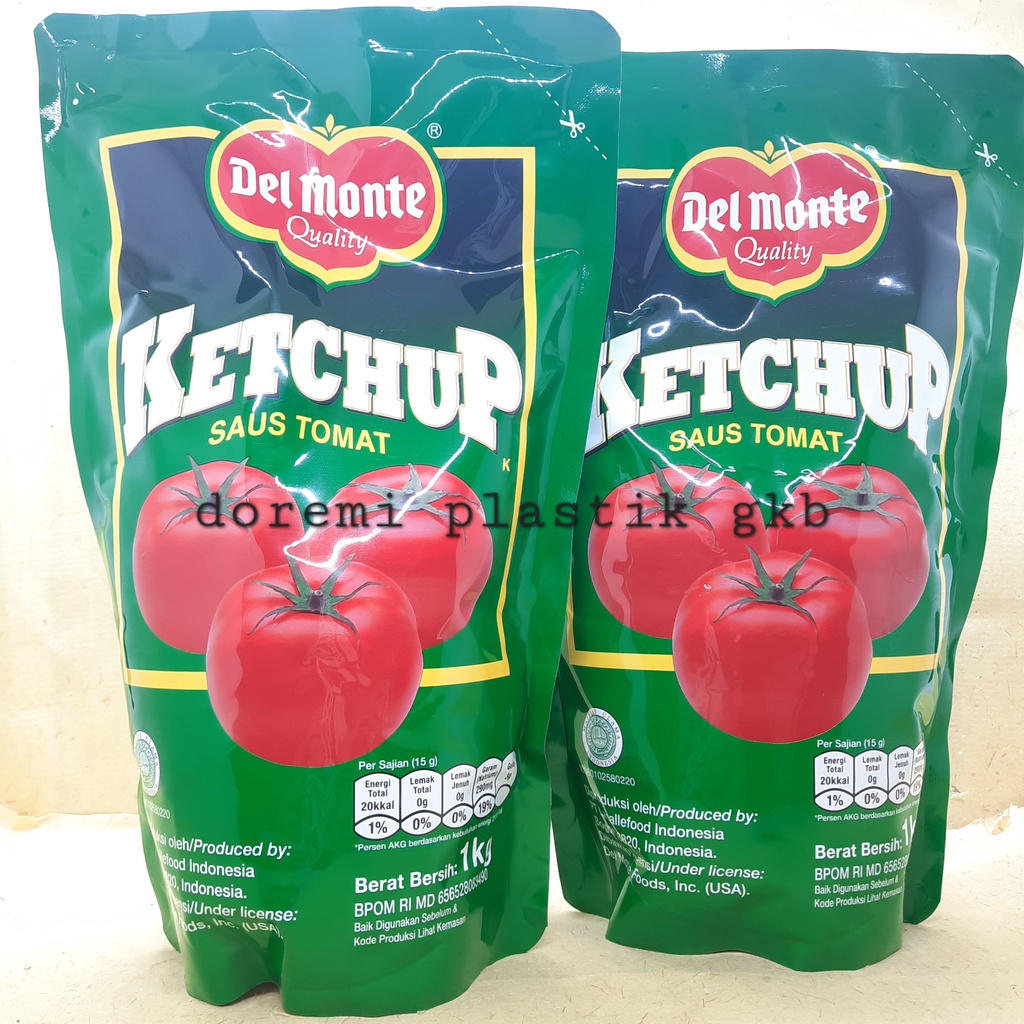 

Delmonte saus tomat 1Kg / Saus Tomat delmonte 1kg / saus tidak pedas delmonte