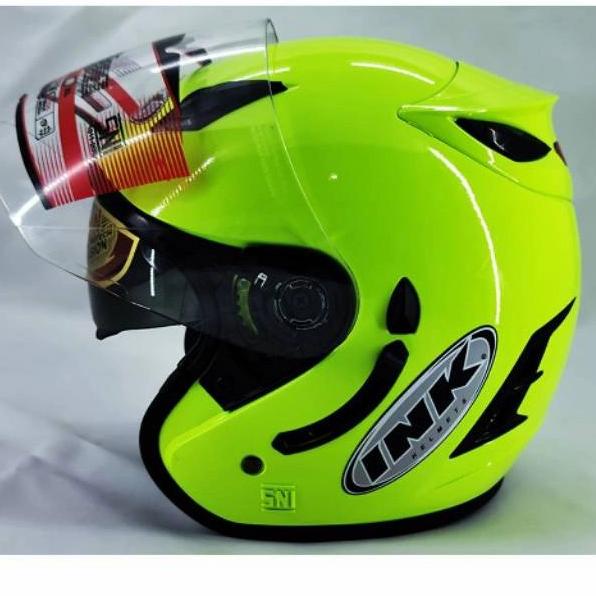 Helm INK KW Centro Double Visor Busa Bisa Dilepas Dan Dicuci - Putih, All Size