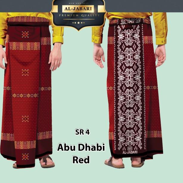 Sarung Al-Jabari Sutra Samarinda Emirates Series - Abu Dhabi Red