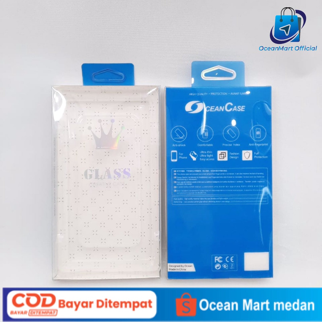 Universal Packing Box Mika Ocean Blue Fashion Case Handphone Termurah