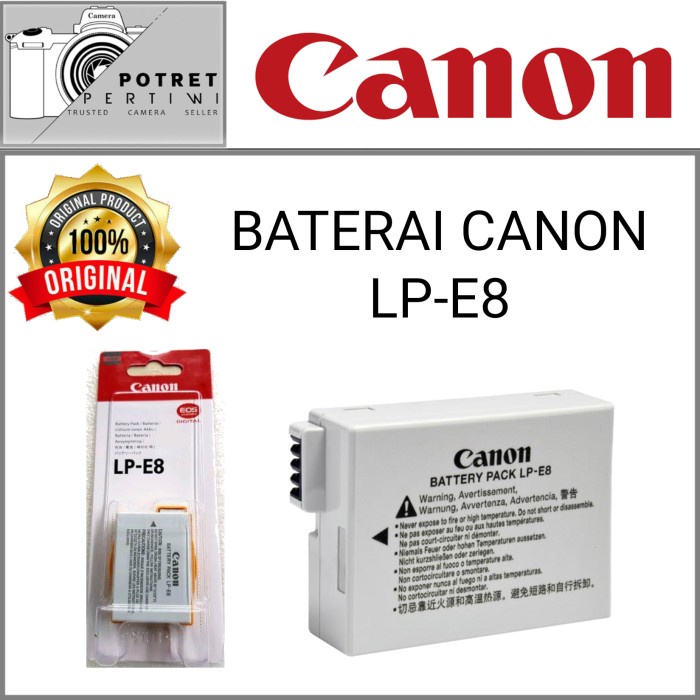 Canon Lp-E8 Original / Baterai Canon Lp-E8 Original