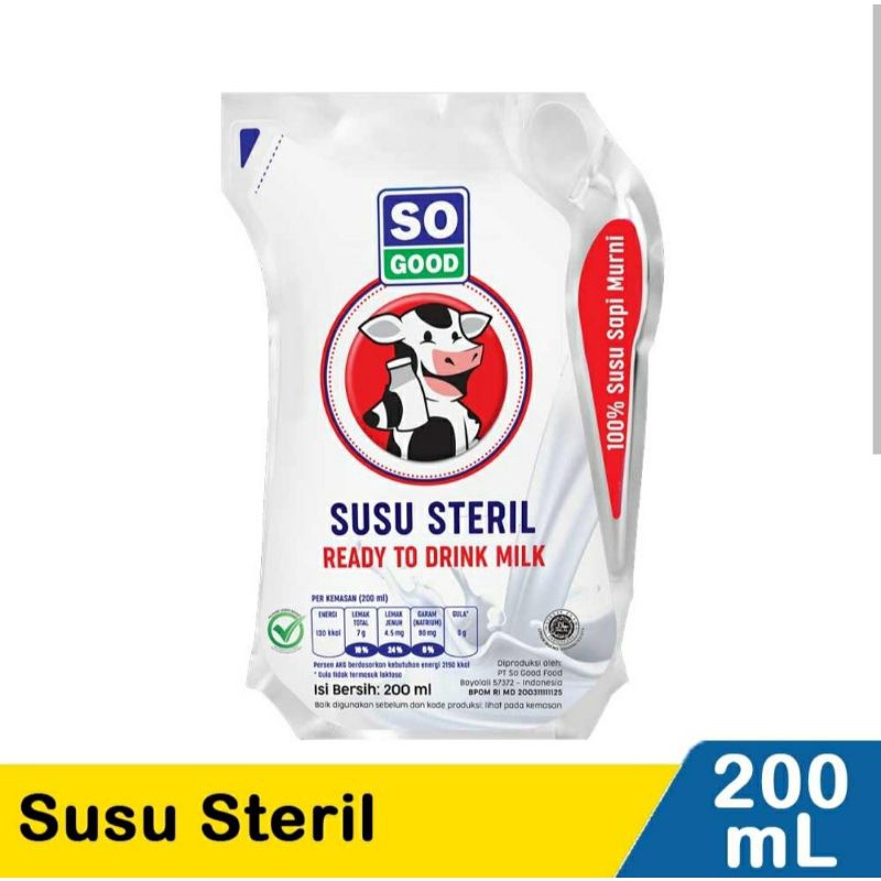 So Good Susu Steril 200 ml