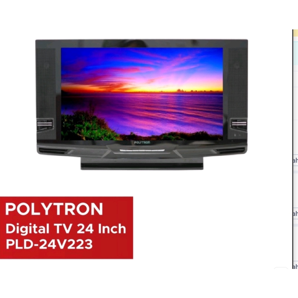 TV LED POLYTRON TABUNG DIGITAL 24 INCH TYPE 24 V 223