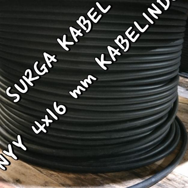 NYY 4x16 mm KABELINDO / KABEL TUFUR 4 x 16 / KABEL LISTRIK NYY 4 x 16
